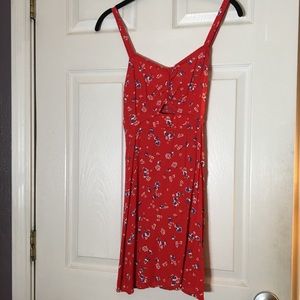 Express Floral Cut Out Dress